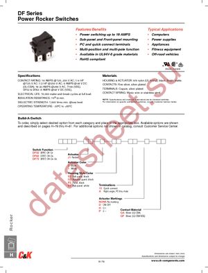 DF62J12S215QF datasheet  